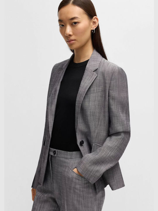 Hugo Boss Blazer Women's Blazer Melange Sharkskin