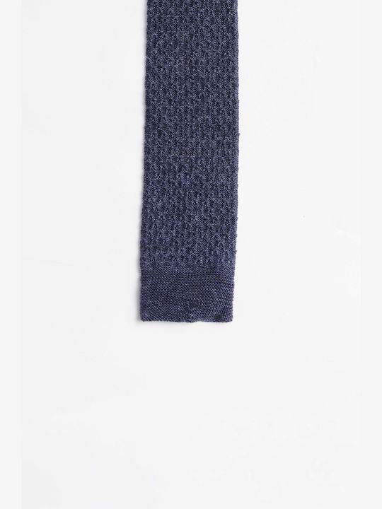 Aristoteli Bitsiani Men's Tie Knitted in Blue Color