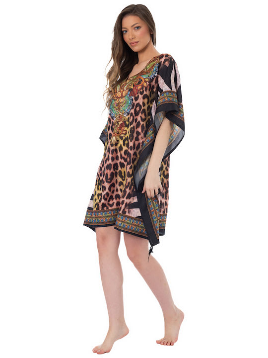 Indischer Kaftan Poncho Ar220-a Solo Me 90cm X 90cm Damen Einheitsgröße