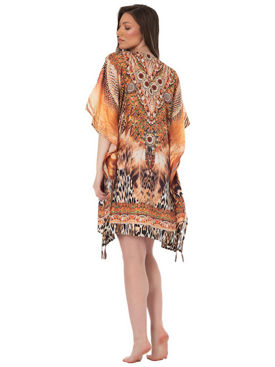 Indischer Kaftan Poncho Ar219-a Solo Me Damen 90cm x 90cm Einheitsgröße