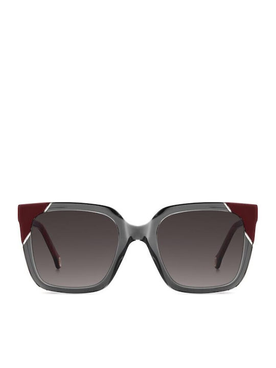 Carolina Herrera Sunglasses Gray with Acetate Frame & Gray Lens Carolina Herrera Sunglasses Gray with Acetate Frame & Gray Lens