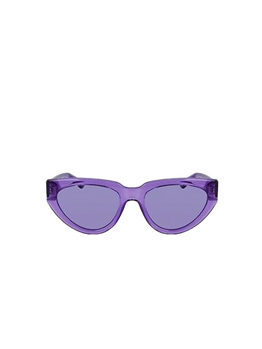 Karl Lagerfeld Women's Sunglasses with Purple Plastic Frame and Purple Lens KL6100S-516