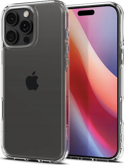 Spigen Crystal Hybrid Crystal Back Cover Σιλικόνης Διάφανο (iPhone 16 Pro Max)
