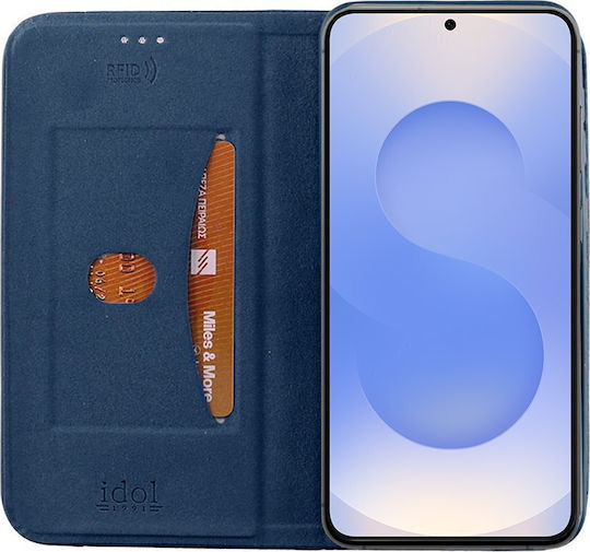 Idol 1991 Book Synthetic Leather / Silicone Blue (Galaxy S25)