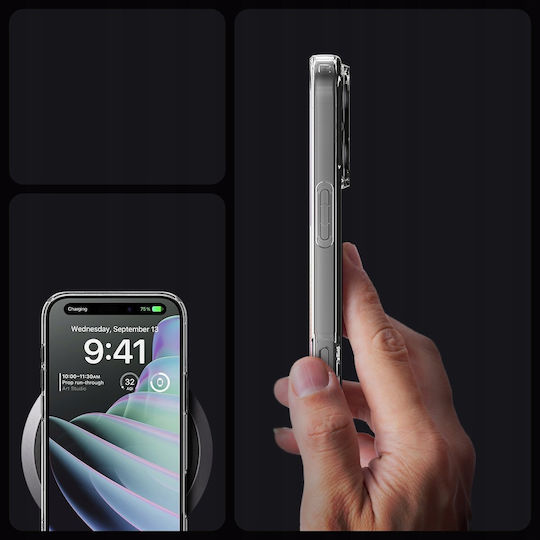 Spigen Crystal Flex Back Cover Σιλικόνης Διάφανο (iPhone 16 Pro)