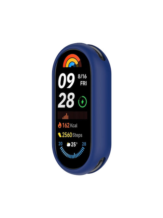 Προστατευτική Θήκη Ρολογιού Xiaomi Smart Band 9 Glossy Surface Silicone Midnight Blue Προστατευτική Θήκη Ρολογιού Xiaomi Smart Band 9 Glossy Surface Silicone Midnight Blue
