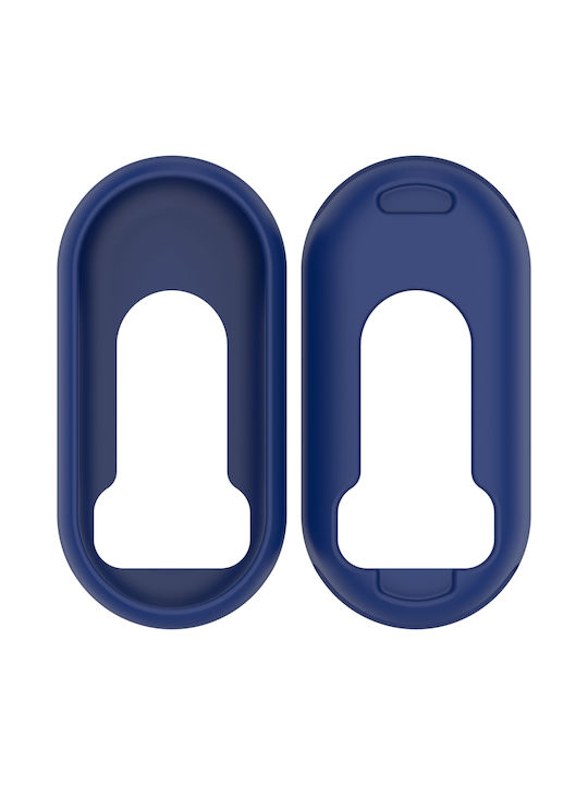 Προστατευτική Θήκη Ρολογιού Xiaomi Mi Band 8 Glossy Surface Silicone Midnight Blue