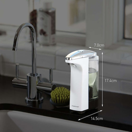 Liquid Soap Dispenser Sensor Simplehuman 237 ml White