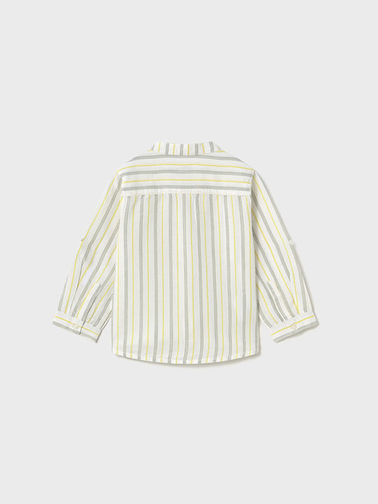 Mayoral Kids Linen Shirt Gold