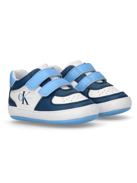 Calvin Klein Βρεφικά Sneakers Αγκαλιάς Γαλάζια