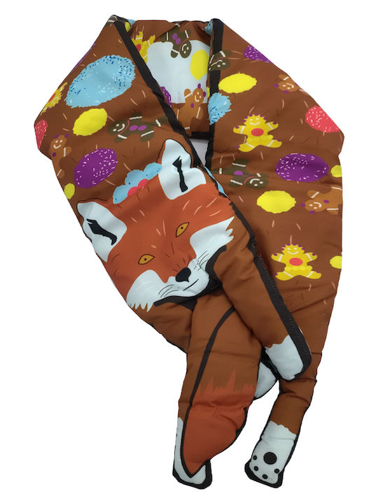 Kids Scarf Brown