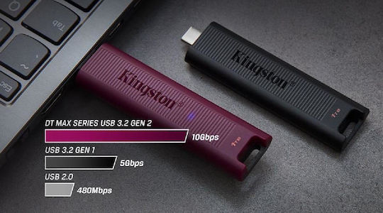Kingston DataTraveler Max 1TB USB 3.2 Stick Κόκκινο