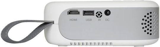 Strong N1 Mini Proiector LCD HD Lampă Simplă cu Wi-Fi și Difuzoare Incorporate Alb