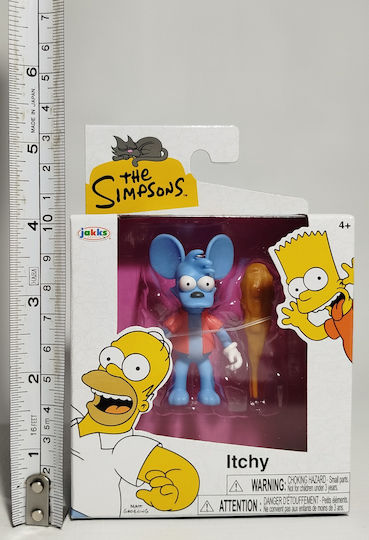 Jakks Pacific Simpsons Itchy The Mouse 6.35cm (Miscellaneous Designs)