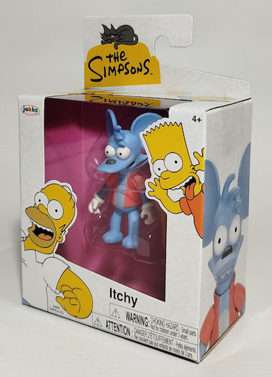 Jakks Pacific Simpsons Itchy The Mouse 6.35cm (Miscellaneous Designs)