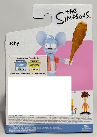 Jakks Pacific Simpsons Itchy The Mouse 6.35cm (Miscellaneous Designs)