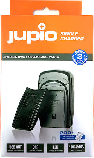 Jupio Single Battery Charger Compatible with Olympus Li50B/Li70B