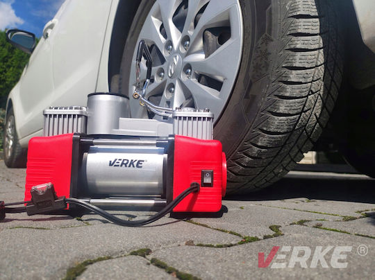 Verke Car Tire Pump Rechargeable 12V