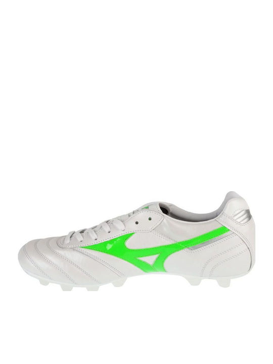 Mizuno Morelia Ii Japan Ποδοσφαιρικά Παπούτσια με Τάπες FG Λευκά