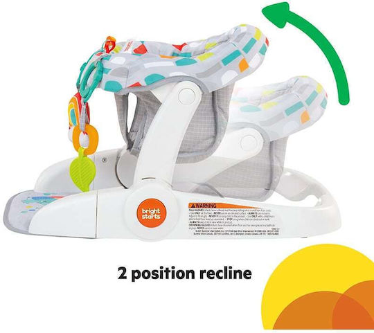 Bright Starts Εκπαιδευτικό Κάθισμα Δραστηριοτήτων Learn To Sit 2 Position Playful Paradise