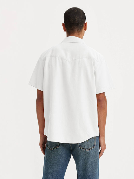 Levi's Western Βαμβακερό Πουκάμισο Λευκο