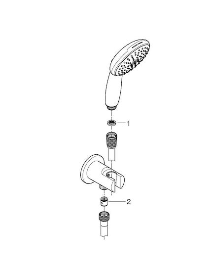 Grohe Tempesta 110 Τηλέφωνο Ντουζ