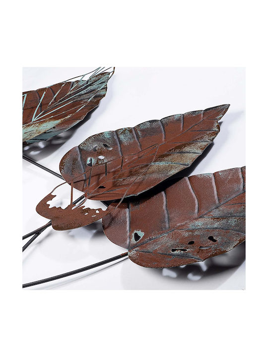 Διακοσμητικό Τοίχου 112x67 A-g Casting Leaf 930dyu1229 112x67 Μεταλλικό