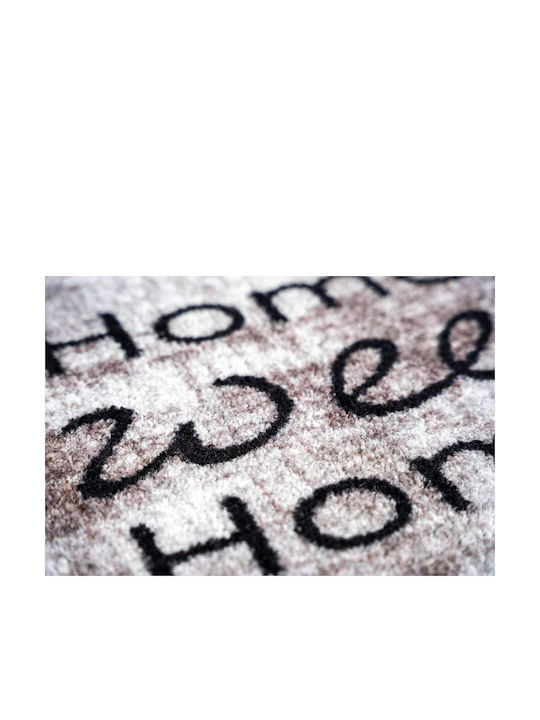 Sdim Entrance Mat Carpet Non-Slip Backing Lima 002 Home Sweet Home 50x75cm Thickness 8mm