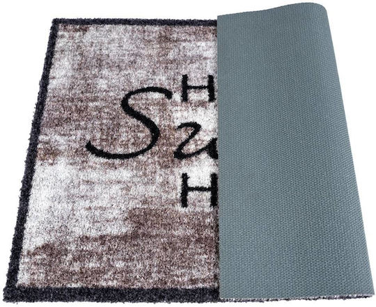 Covoraș de intrare Sdim, spate antiderapant Lima 002 Home Sweet Home 50x75cm, grosime 8mm