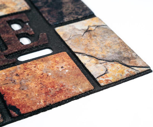 Sdim Αντιολισθητικό Πατάκι Εισόδου Ecomat 705 Home Slate Beige 45x75εκ Sdim Αντιολισθητικό Πατάκι Εισόδου Ecomat 705 Home Slate Beige 45x75εκ