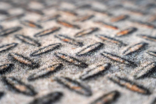 Sdim Entrance Mat Carpet Non-Slip Backing Mondial 776 Metal 40x60cm Thickness 8mm