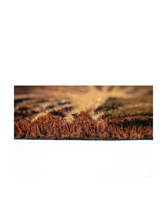 Sdim Eingangsmatte Kokosfaser Rutschfeste Unterseite Coco Gold 985 Herbstblätter 40x60cm