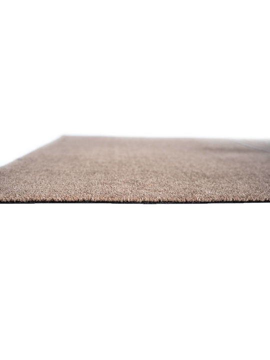 Изтривалка за вход Sdim, килим с неплъзгаща се основа Walk & Wash 084 Lucky Lines, бежов, 67x80см, дебелина 8мм