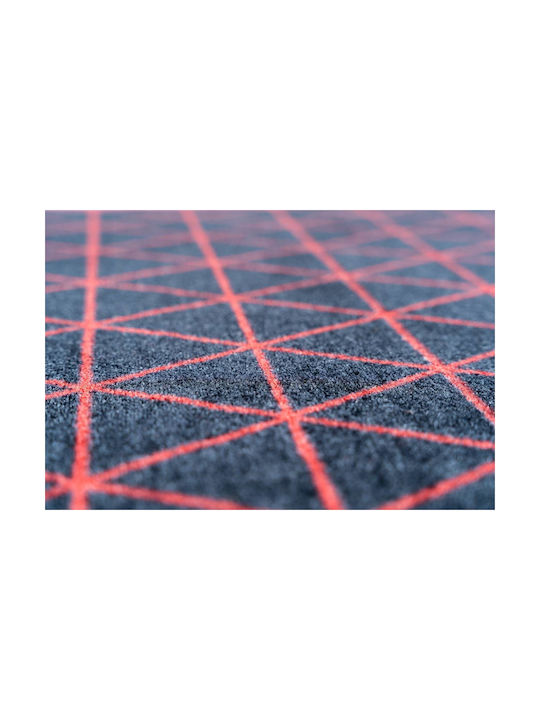 Sdim Kitchen Mat Anti-Slip Underlay Universal 029 Red Triangles 67x150cm