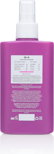 Q+A Natural Skincare Спрей за Термозащита на Коса против Нарапване 150ml