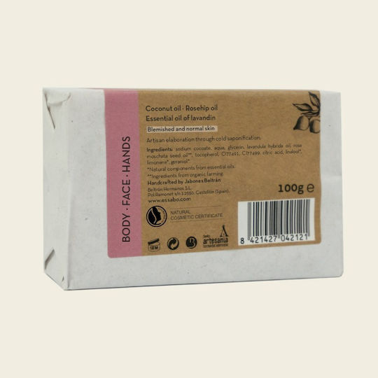 Essabo Natural Rosehip Baton de săpun pentru Corpul 100gr