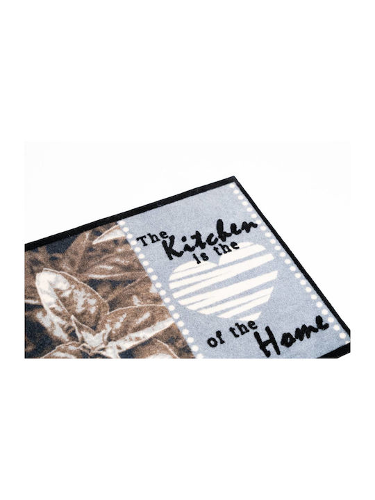 Sdim Kitchen Mat Non-Slip Underlay Cook & Wash 630 Kitchen Heart Home Gray Beige 50x150cm