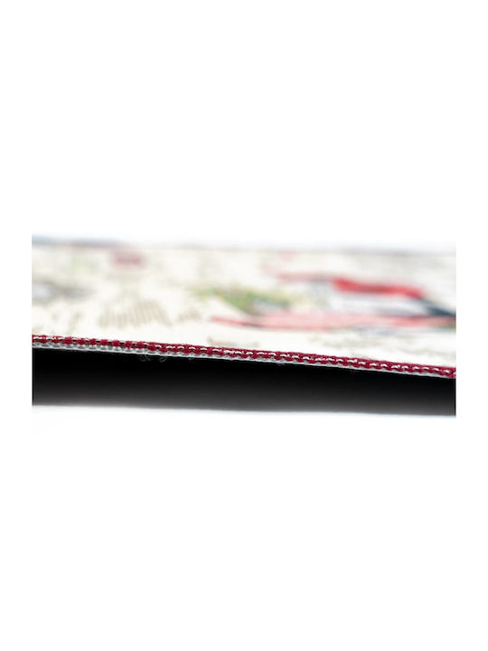 Sdim Kitchen Mat Anti-slip Underlay Chalet 3303 Red 54x140cm