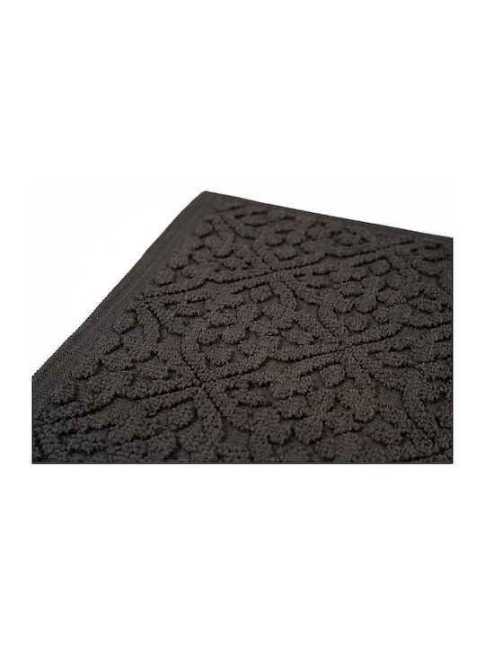 Sdim Non-Slip Bath Mat Microfiber 801-5090-001DG 001 Dark Grey 50x90cm