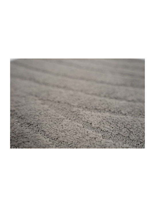Sdim Αντιολισθητικό Πατάκι Μπάνιου Microfiber 801-50100-GR Gray 50x100εκ.