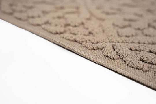 Sdim Rutschfest Badematte Mikrofaser Rechteckig 801-5090-004B 004 Beige 50x90cm