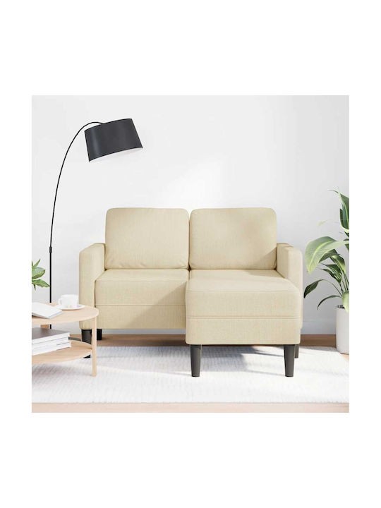Ecke Sofa Cream 125x118x85cm