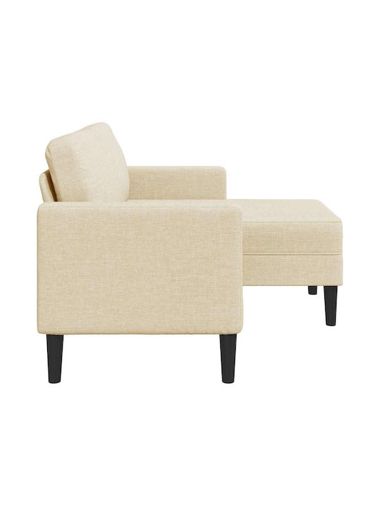 Ecke Sofa Cream 125x118x85cm