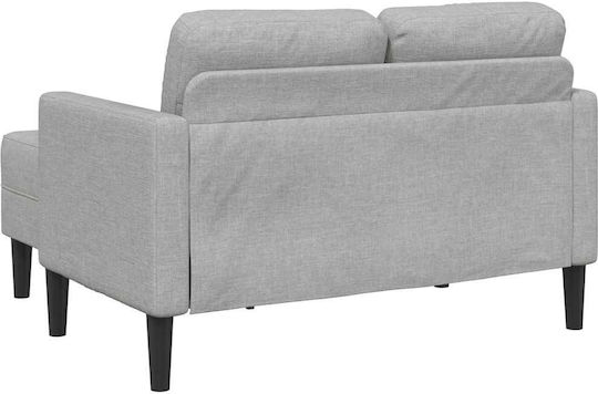 Ъглов Диван Сив 125x118x85см