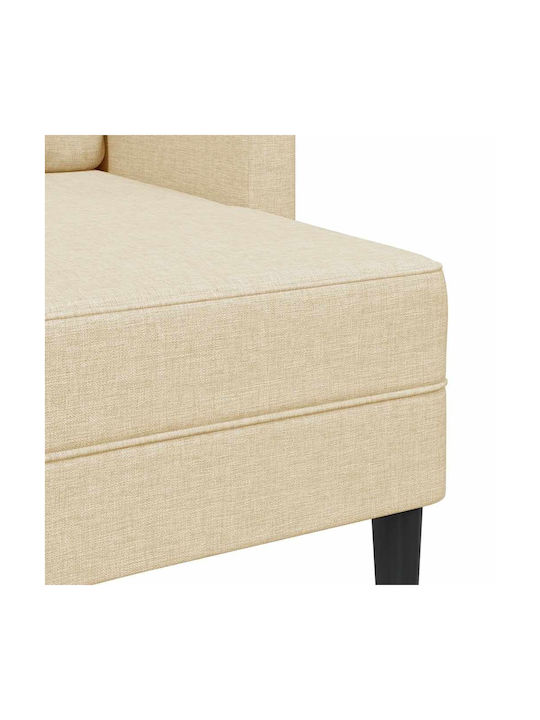 Ecke Sofa Cream 125x118x85cm
