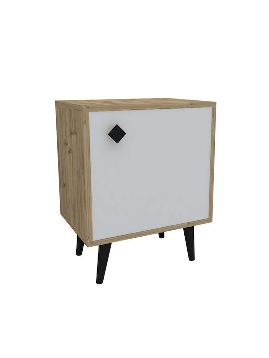 Комод Hastikoz Дървен Бял 45x35x65см
