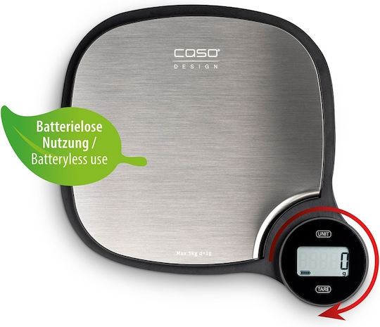 Caso Ecomaster Дигитална Кухненска Везна До 5кг Сива