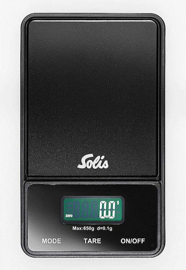 Solis Digitale Küchenwaage bis 0,65kg Schwarze