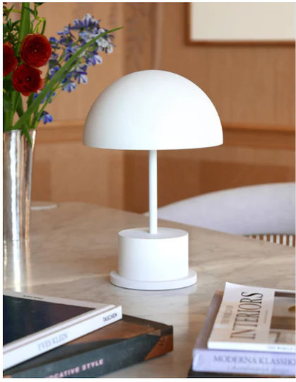 Portable Led Lamp Riviera Printworks Pw00591 White