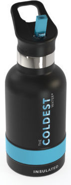 Proteas Filter Sticlă Pentru Copii Termos Oțel Inoxidabil Cu Pai Negru 355ml